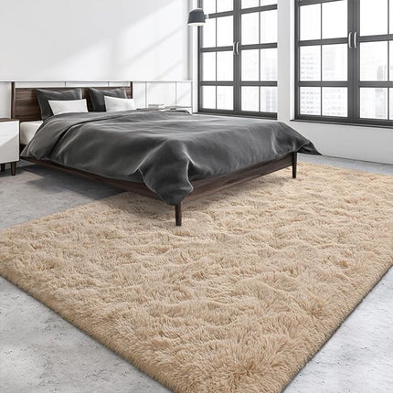 120 x 180cm Solid Colour Bedroom Floor Mat Soft Velvet Bedside Carpet Rug