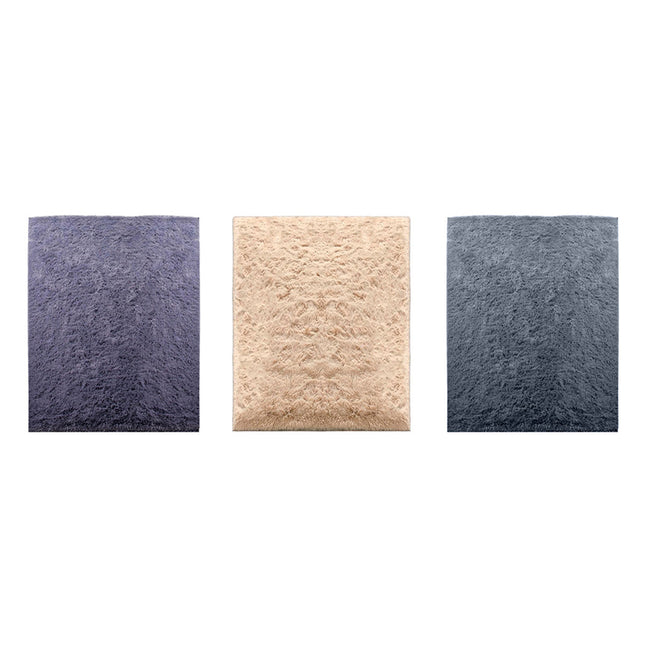 150 x 240cm Solid Colour Living Room Carpet Soft Velvet Bedroom Floor Rug