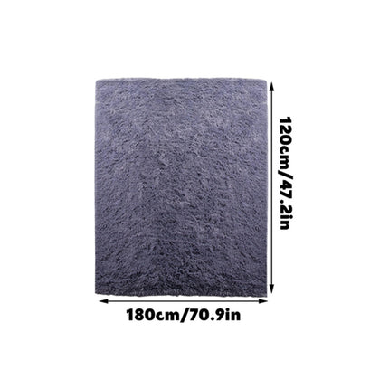 120 x 180cm Solid Colour Bedroom Floor Mat Soft Velvet Bedside Carpet Rug