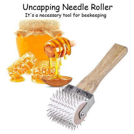 Steel Needle Roller Propolis Harvester Beekeeping Tool for Hive Collection