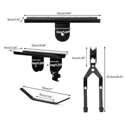 Adjustable Bicycle Ceiling Hanging Rack Bike Storage Hook Wall Mounted Holder Frame