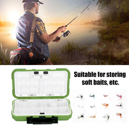 Fishing Tackle Box Storage Box Compartments Waterproof Portable for Lures Hooks