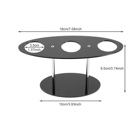 Acrylic Ice Cream Cone Display Stand Holder for Bakery Dessert Shop Counter Use
