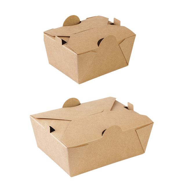 50PCS Food Packaging Box With Lids Leakproof Oilproof Food-Grade Durable Use