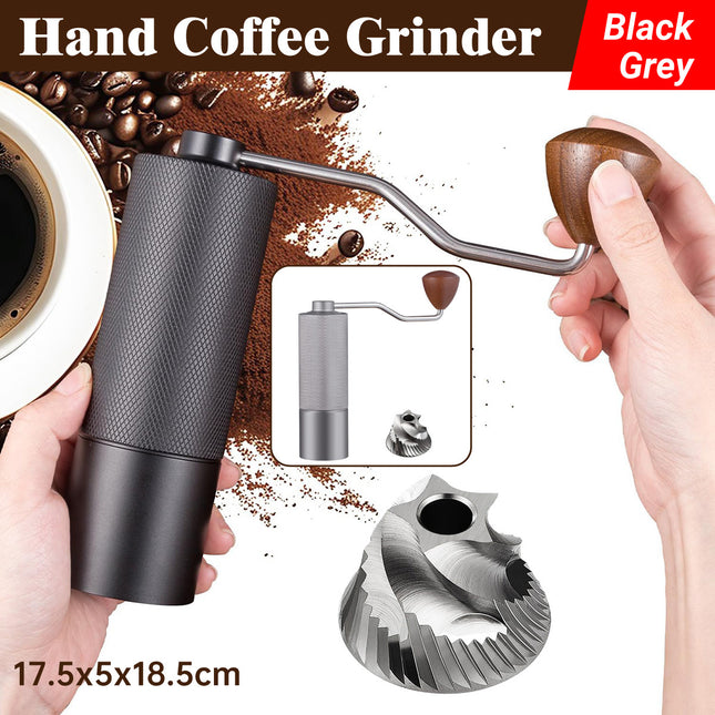 Hand Crank Coffee Grinder for Home Travel Stainless Steel Durable Easy Clean