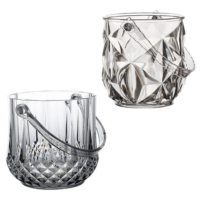 Acrylic Ice Bucket Transparent Champagne Cooler Home Bar Wine Chiller Bucket