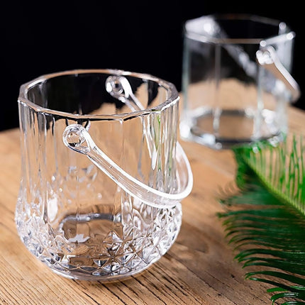 Acrylic Ice Bucket Transparent Champagne Cooler Home Bar Wine Chiller Bucket