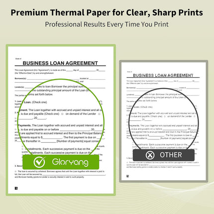 A4 Thermal Paper Roll 210mm x 8.7m 10 or 20 Rolls White No Ink Printer