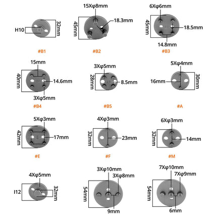 Pneumatic Brake Caliper Tool Set 24pcs Air Operated Compressor Kit Garage Duty