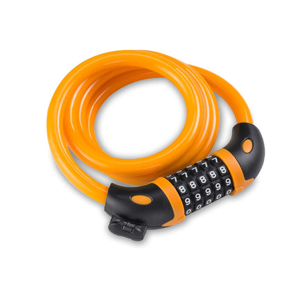 Bike Bicycle Cycling Lock 5 Digit Combination Security Cable Lock Anti Theft