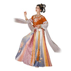 Hanfu Female Chinese Style Waisted Three-Piece Dress Spring Summer Colourful