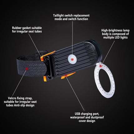 Bicycle Taillights Mountain Bike Lights Cycling Equipment LED Rear Lights