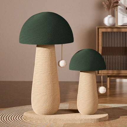 Mushroom Cat Scratching Post Standing Board Kitten Claw Grinder Toy Furniture