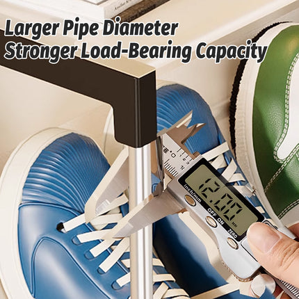 5 Tier Slanted Shoe Rack Space Saving Organizer for Entryway Hallway Storage