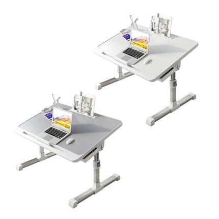 Adjustable Laptop Bed Table Space Saving Sturdy Durable for Work and Study