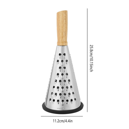 3 Side Grater Stainless Steel Cheese Potato Portable Shredder Kitchen Tool Use