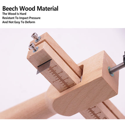 Wooden Leather Strip Cutter Belt Cord Cutting Tool For Craft Rope Making Work