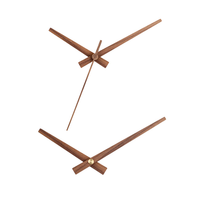 Genuine Wooden Clock Hands Natural Wood Color Precise Craft Smooth Edge Durable
