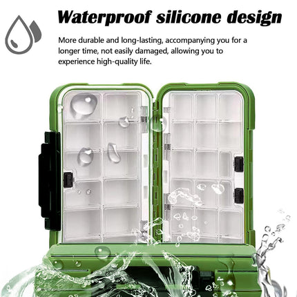 Fishing Tackle Box Storage Box Compartments Waterproof Portable for Lures Hooks