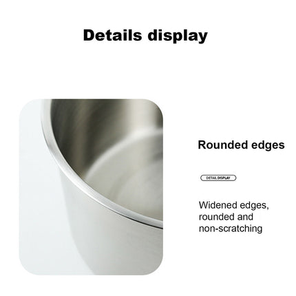 Stainless Steel Box Set 4pcs Sealed Lunch Food Container Refrigerator Use