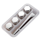 Stainless Steel Ice Cubes with Tongs Reusable for Wine Drinks Keep Cold