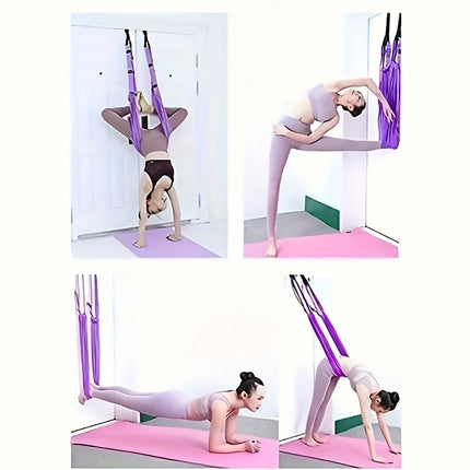 Air Yoga Rope Elastic Stretch Belt Inversion Training Strap Handstand Fitness