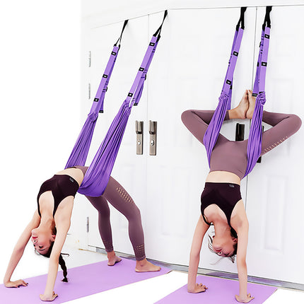 Air Yoga Rope Elastic Stretch Belt Inversion Training Strap Handstand Fitness