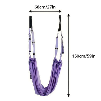 Air Yoga Rope Elastic Stretch Belt Inversion Training Strap Handstand Fitness