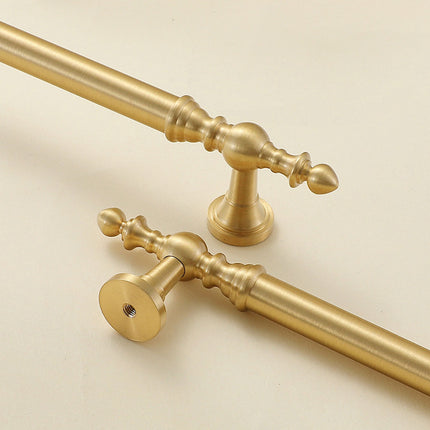 Copper Closet Door Puller 5 Sizes Light Luxury Full Copper Solid Handle Knob