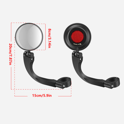 Bike Handlebar Mirror Rearview Mirror Rear View Mirror Bicycle Rearview Mirror