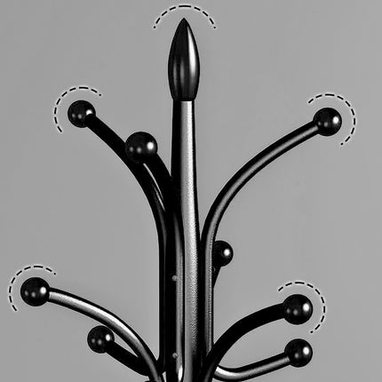 Bedroom Floor Standing Coat Rack Clothes Hanger Space Saving Stable Durable