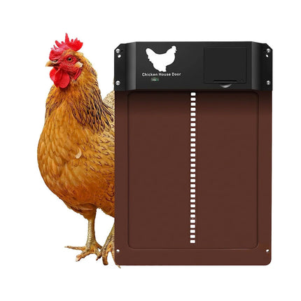 Automatic Chicken Door Coop Gate Smart Control Pet Poultry House Entry Exit