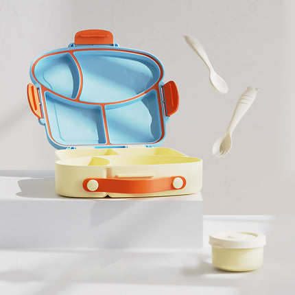 Lunch Box With Compartments Microwave Safe Leak Resistant Bento Box