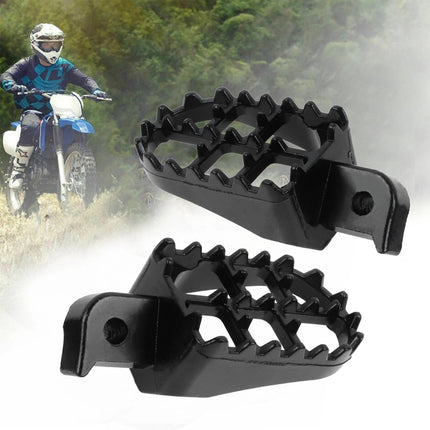 1 Pair Child Car Front Foot Pedal Wide Pegs Adjustable Black Safety Accessory Kit