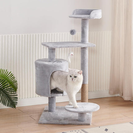 Cat Tree Tower Climbing Frame Cat Climber Indoor Furniture Scratcher for Kittens