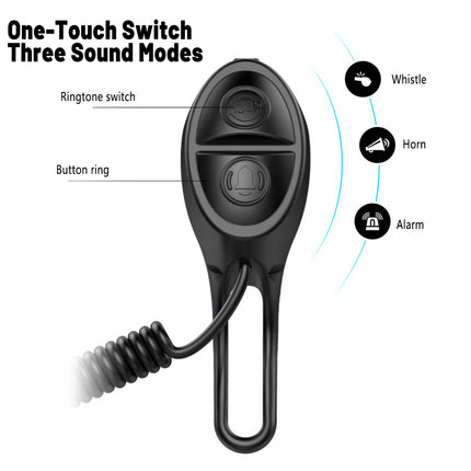 Bicycle Electric Horn Electric Bell Horn Cycling Equipment Loud Sound Waterproof