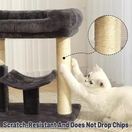 Cat Tree Scratching Post Claw Board Litter Crawler One Pet Toy For Indoor Cats