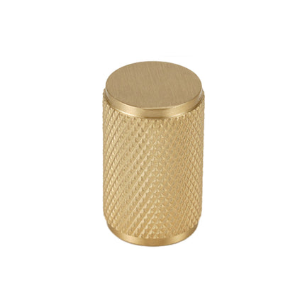 Brass Handle Modern Simple Knurled Copper Pull Closet Drawer Cabinet Door Handle