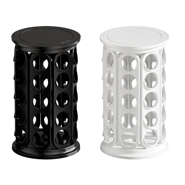 Coffee Pod Carousel Organizer 40 Capacity Space Saving for Home Coffee Bar Use