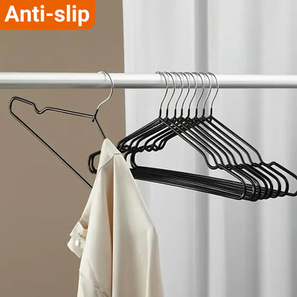 Clothes Hangers 10 Pack Anti Slip Plastic Hanger Clothes Rack Organizer