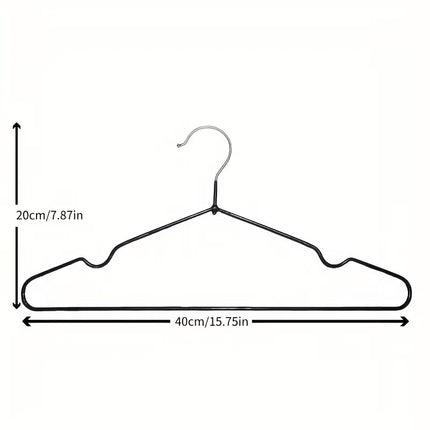 Clothes Hangers 10 Pack Anti Slip Plastic Hanger Clothes Rack Organizer