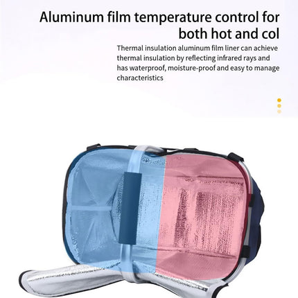 Foldable Insulated Picnic Basket Outdoor Portable Hamper for Camping Travel