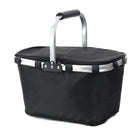 Foldable Insulated Picnic Basket Outdoor Portable Hamper for Camping Travel