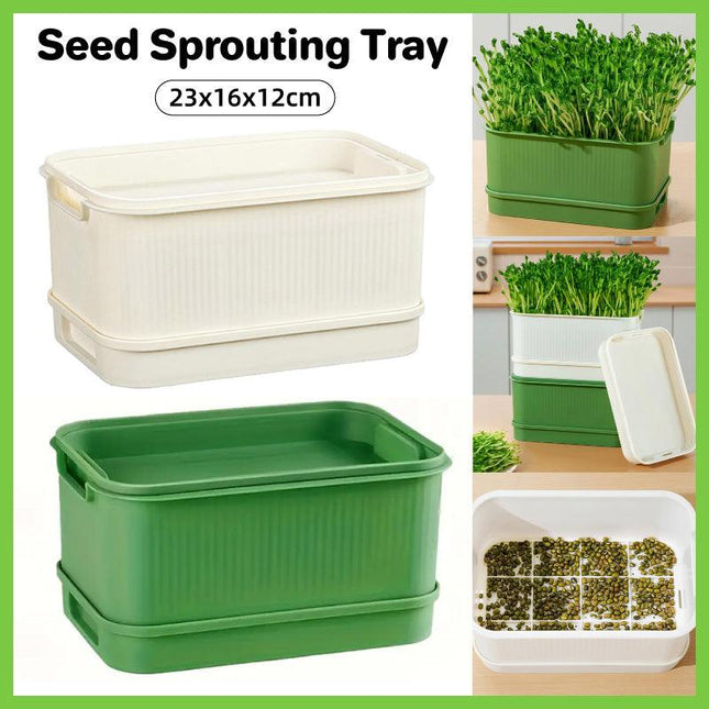 Seedling Tray Sprout Tray Soilless Hydroponic Planting Pot for Indoor Gardening