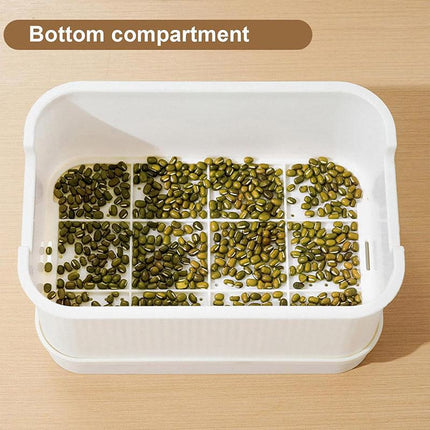 Seedling Tray Sprout Tray Soilless Hydroponic Planting Pot for Indoor Gardening