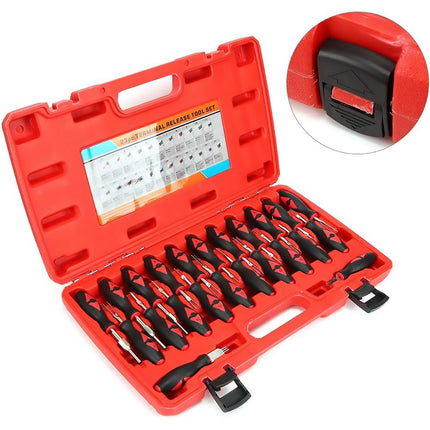 23PCS Wire Terminal Removal Tools Car Electrical Connector Pin Extractor Repair