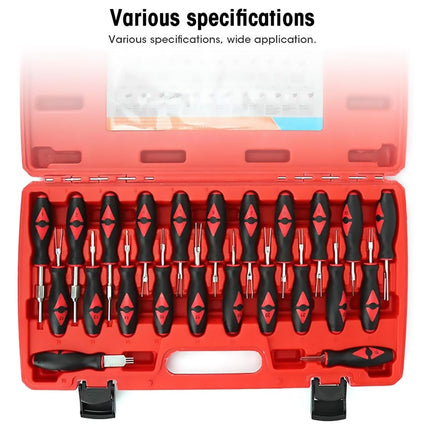 23PCS Wire Terminal Removal Tools Car Electrical Connector Pin Extractor Repair