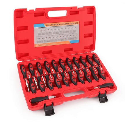 23PCS Wire Terminal Removal Tools Car Electrical Connector Pin Extractor Repair