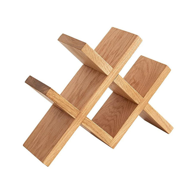 Wooden Wine Rack Bottle Holder Desktop Storage Stand Display Shelf For Kitchen