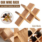 Wooden Wine Rack Bottle Holder Desktop Storage Stand Display Shelf For Kitchen